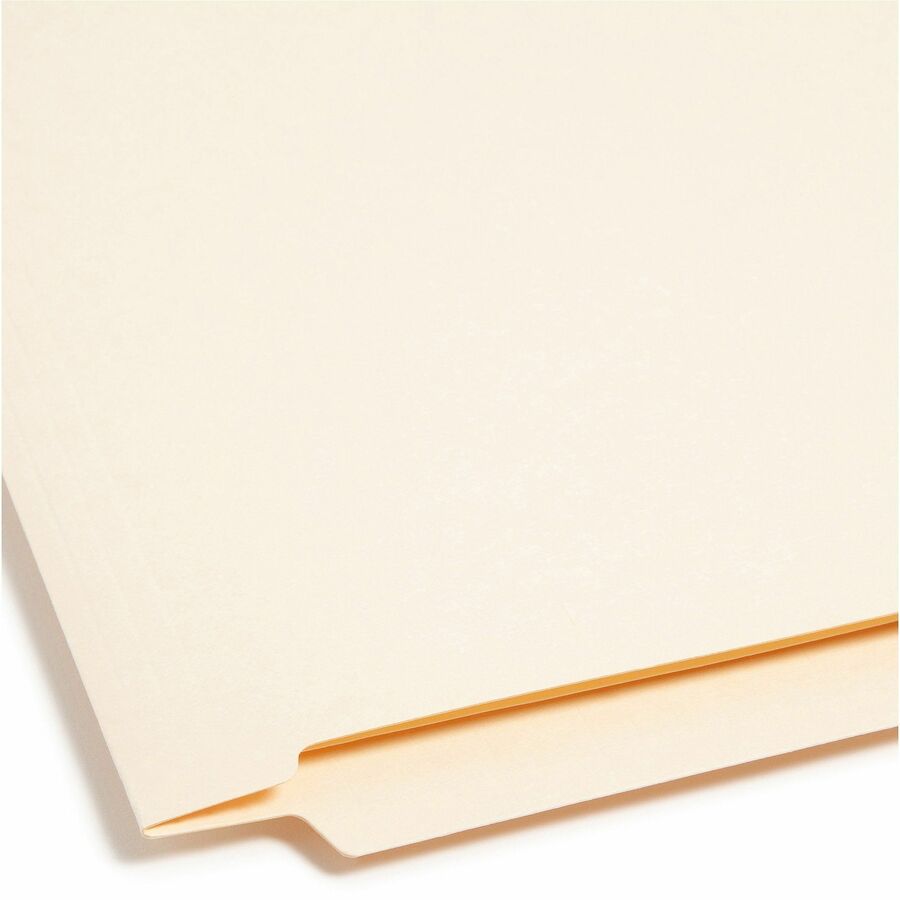 Fastener Folder with Divider, 0.75" Expansion, 1 Divider, 4 Fasteners, Letter Size, Manila Exterior, 50/Box