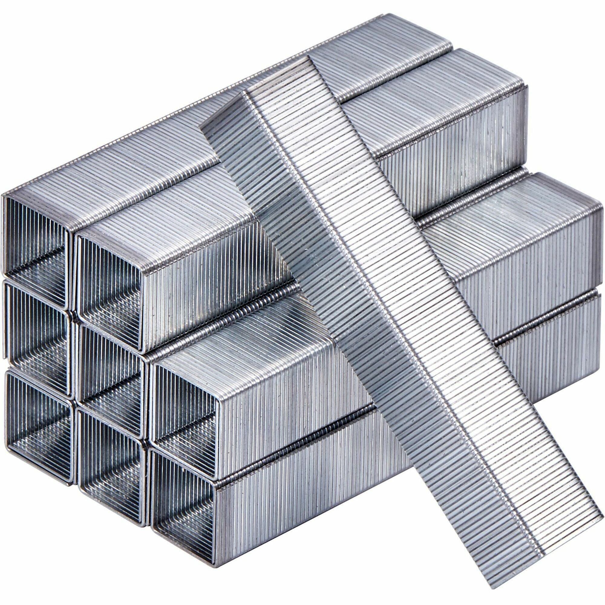 Bostitch 1/2" Heavy Duty Staples 5000 - Heavy Duty - 1/2" Leg - 1/2" Crown - Holds 85 Sheet(s) - Heavy Duty, Chisel Point - Silver - High Carbon Steel1 Each