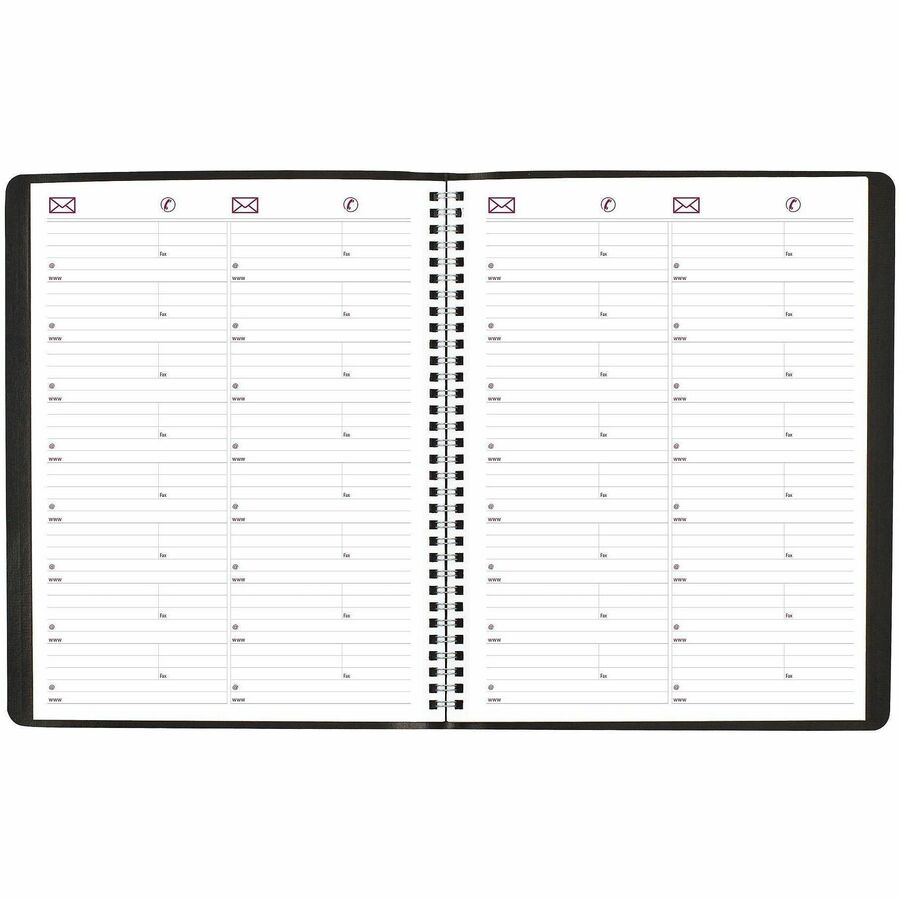Essential Collection 14-Month Ruled Monthly Planner, 11 x 8.5, Black Cover, 14-Month (Dec to Jan): 2023 to 2025