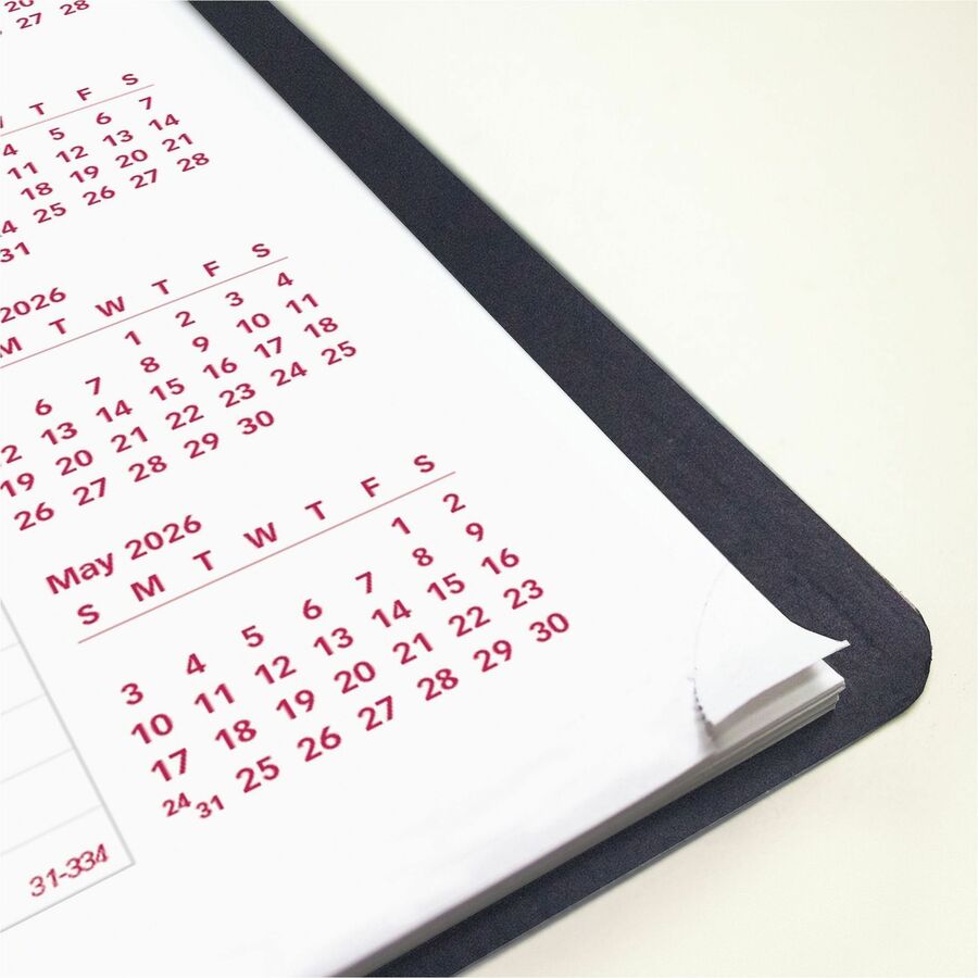 Essential Collection 14-Month Ruled Monthly Planner, 11 x 8.5, Black Cover, 14-Month (Dec to Jan): 2023 to 2025