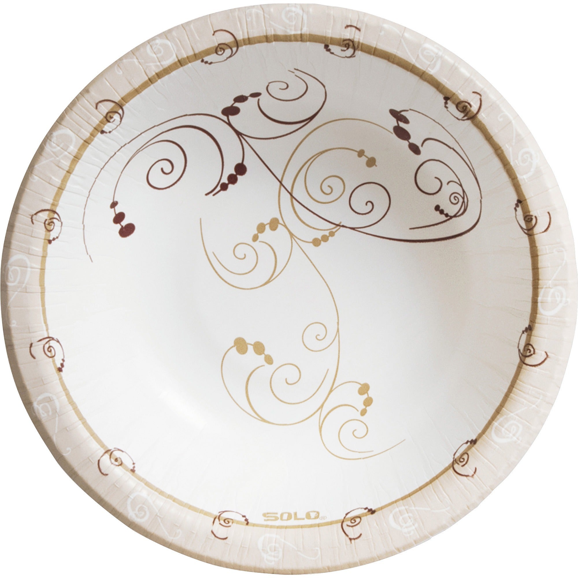 Symphony Paper Dinnerware, ProPlanet Seal, Heavyweight Bowl, 12 oz, Tan, 125/Pack, 8 Packs/Carton