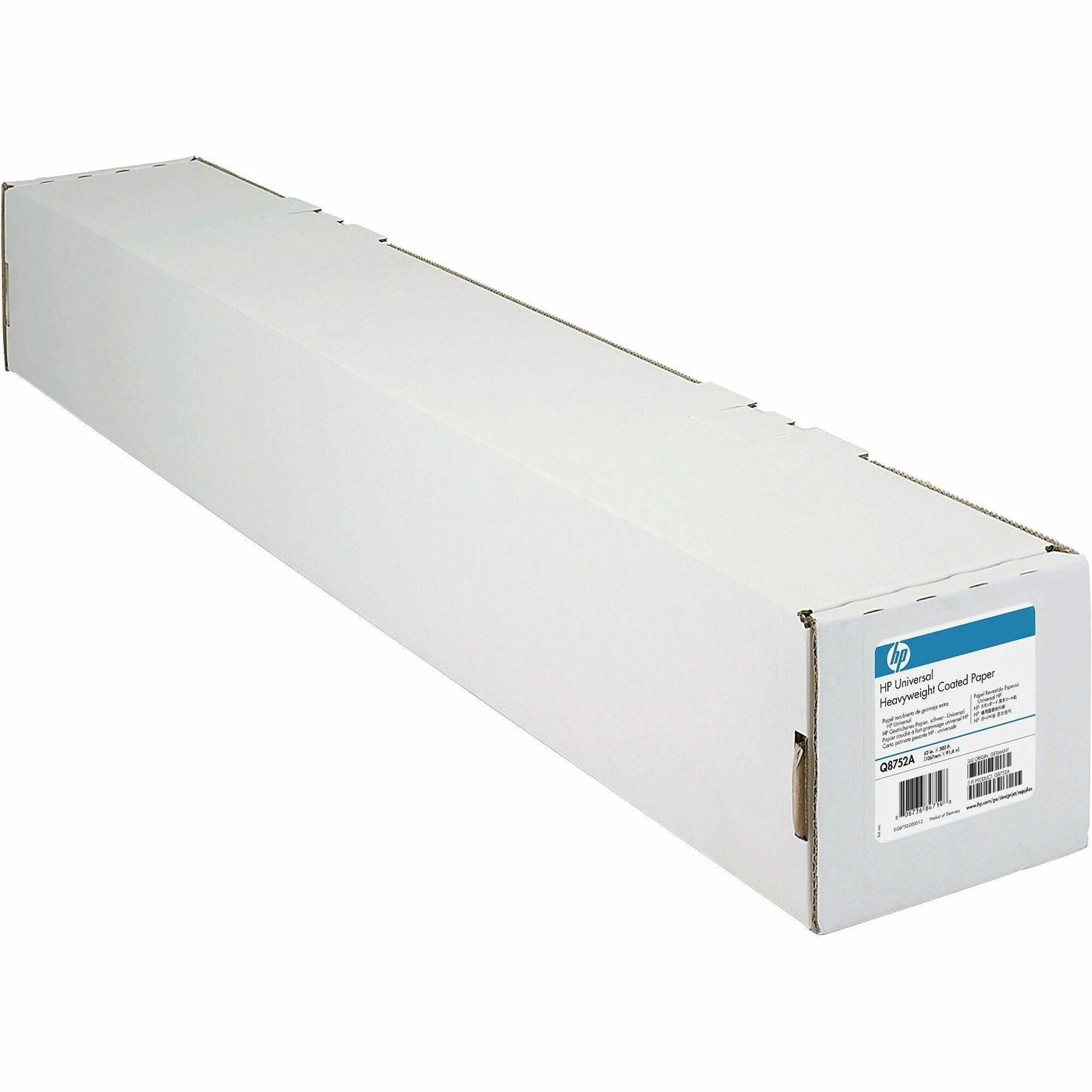 DesignJet Inkjet Large Format Paper, 4.5 mil, 36" x 300 ft, Coated White