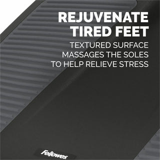 Ultimate Foot Support, HPS, 17.75w x 13.25d x 4 to 6.5h, Black/Gray
