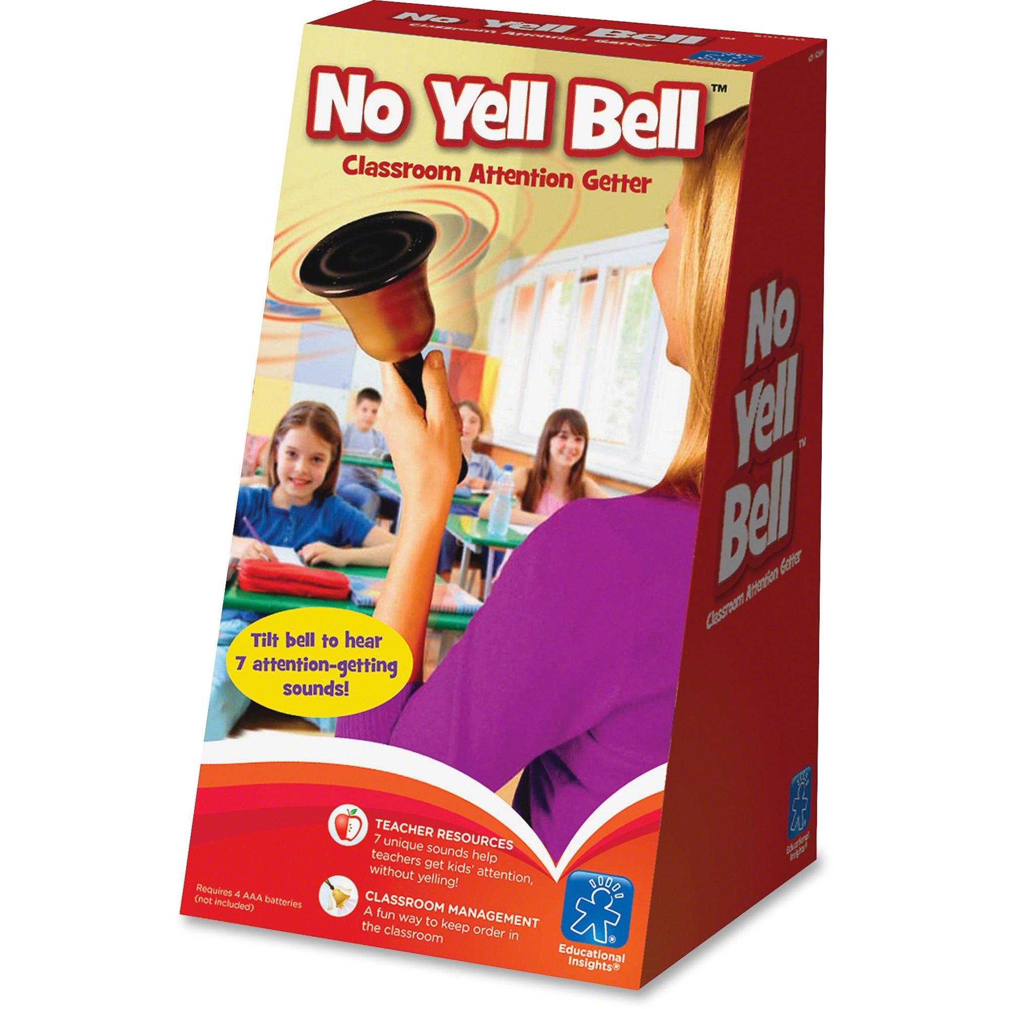 Educational Insights No Yell Bell - Assorted Color - 