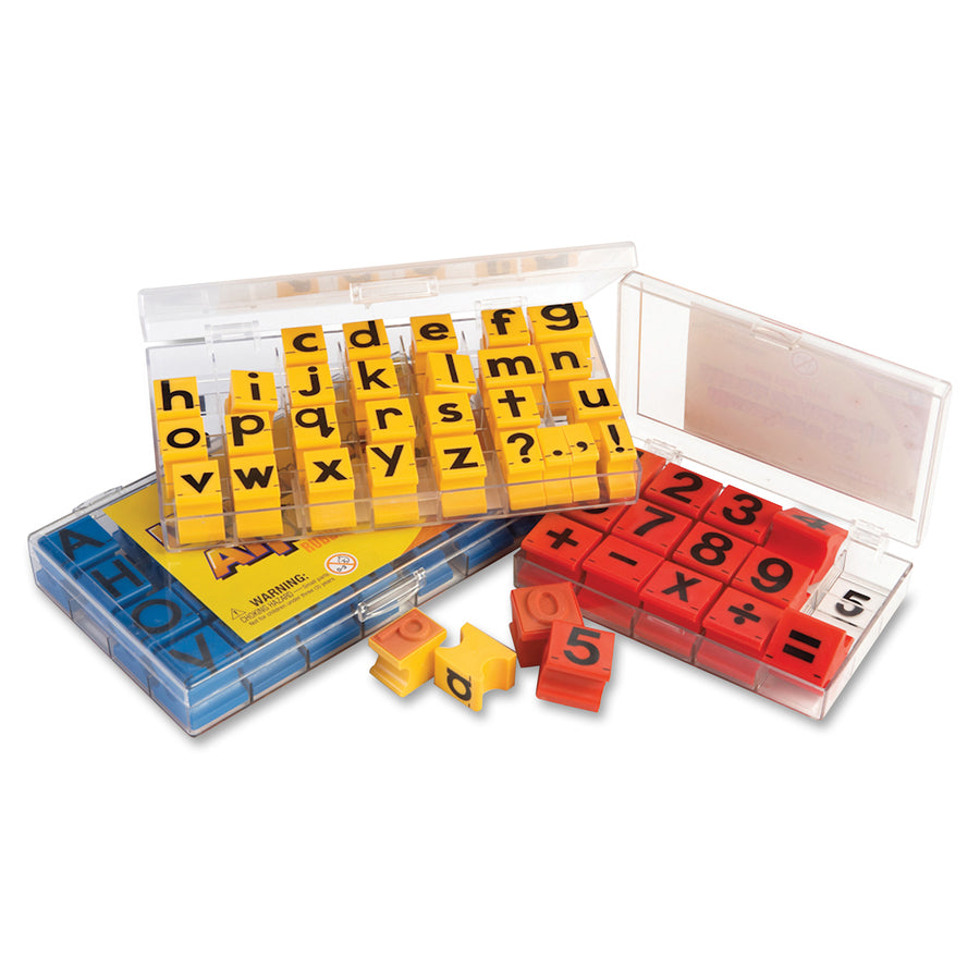 Educational Insights Lowercase Alphabet Stamps - Custom Message Stamp - Plastic Plastic - 30 / Set - 