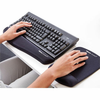PlushTouch Keyboard Wrist Rest, 18.12 x 3.18, Black