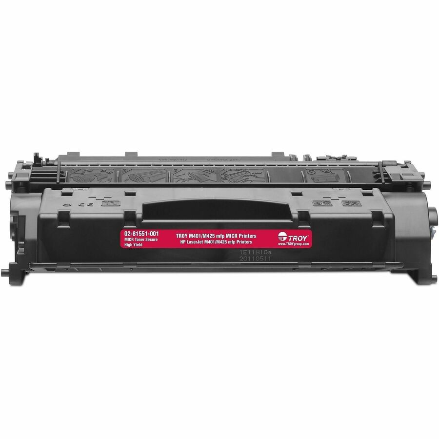 0281551001 80X High-Yield MICR Toner Secure, Alternative for HP CF280X, Black
