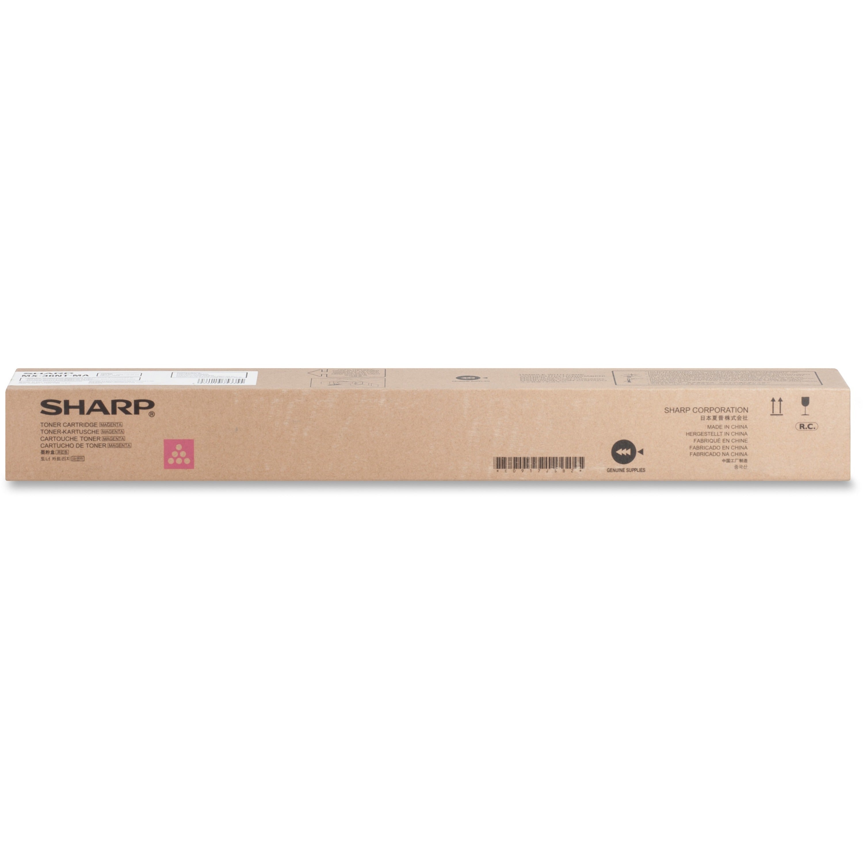 Sharp MX36NTMA Original Toner Cartridge - Laser - High Yield - 15000 Pages - Magenta - 1 Each - 