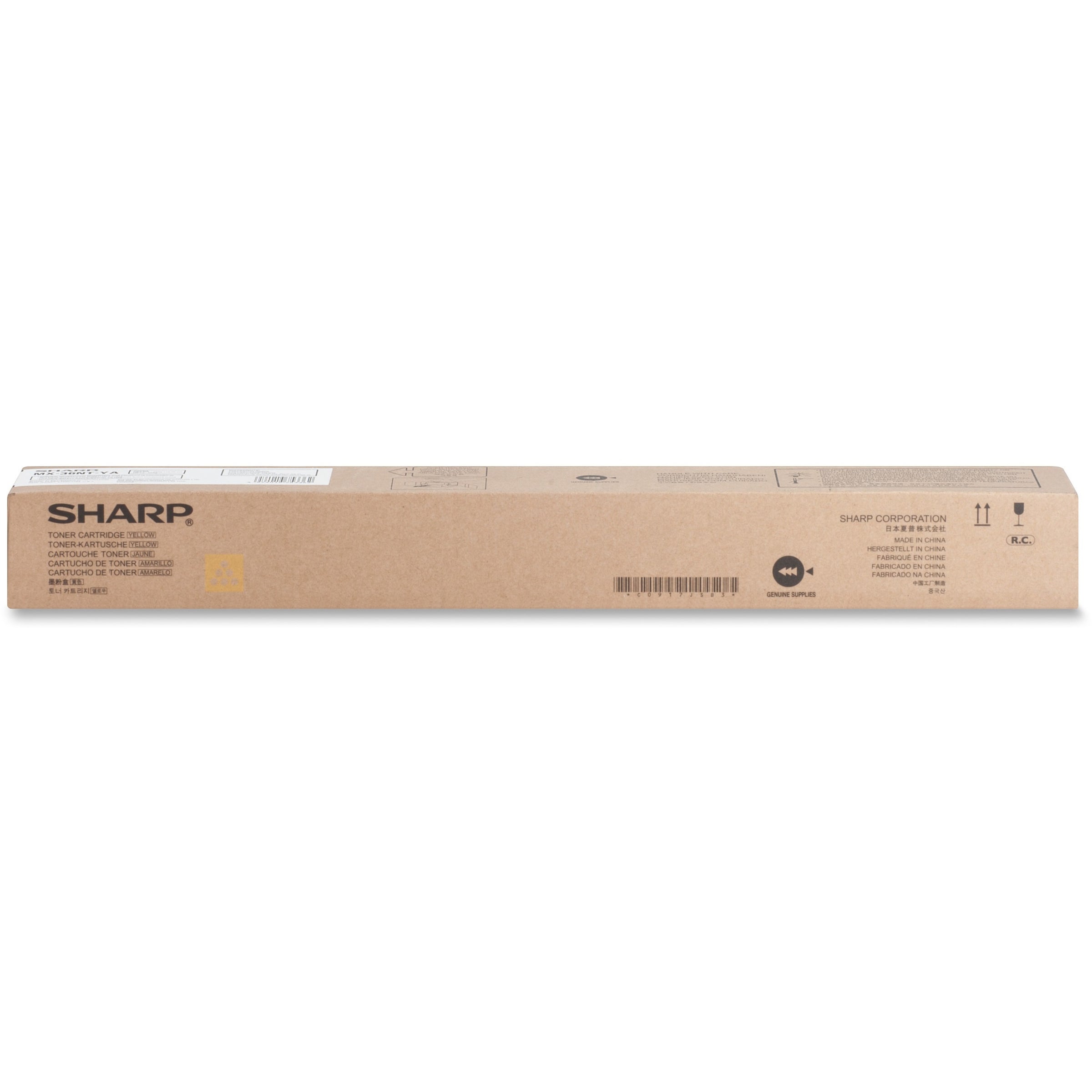Sharp MX36NTYA Original Toner Cartridge - Laser - High Yield - 15000 Pages - Yellow - 1 Each - 