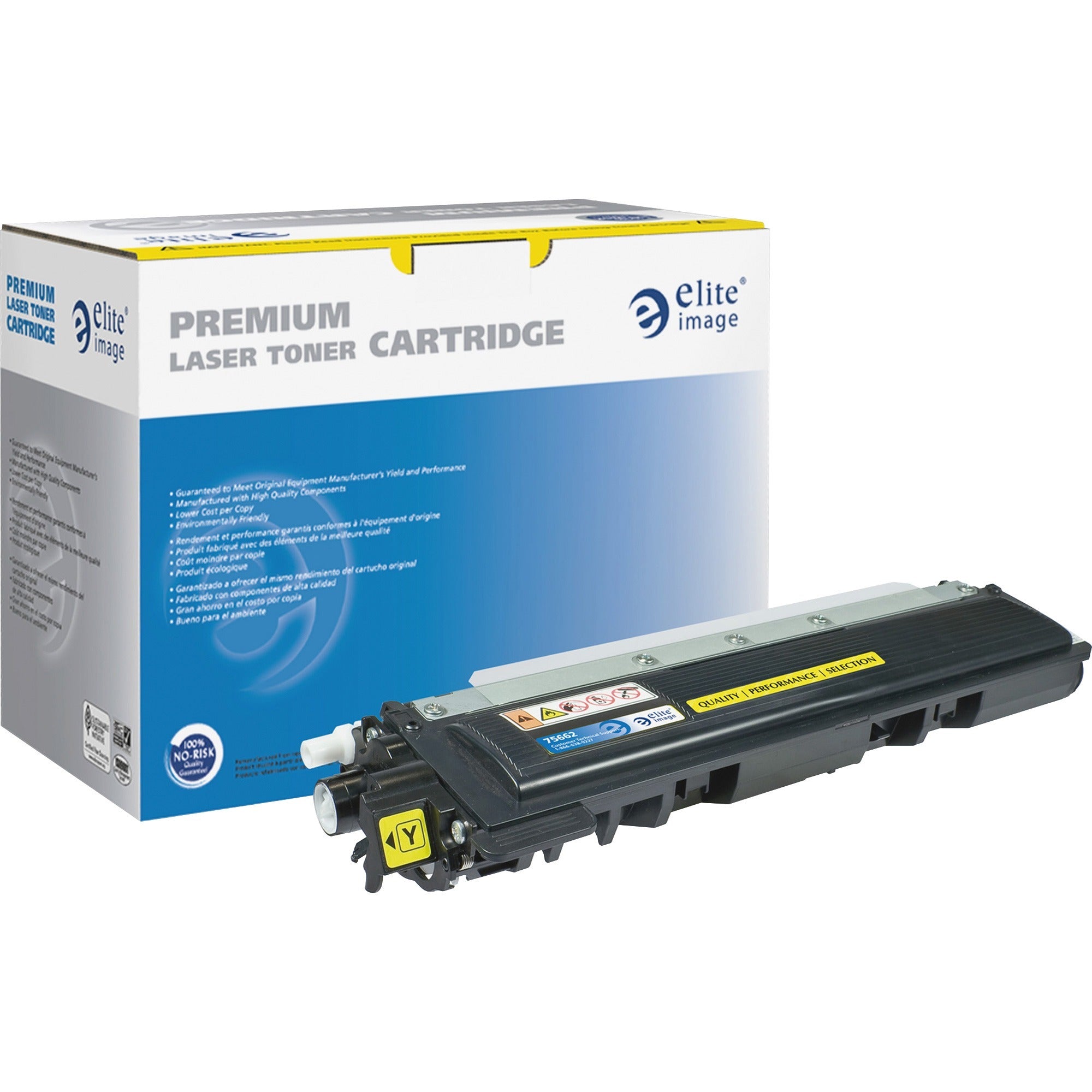 Elite Image Remanufactured Toner Cartridge - Alternative for Brother (TN210Y) - Laser - 1400 Pages - Yellow - 1 Each - 1