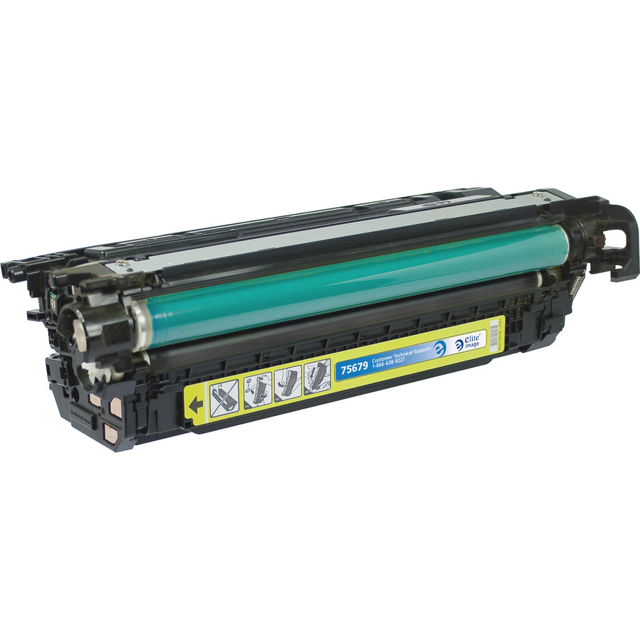 Elite Image Remanufactured Toner Cartridge - Alternative for HP 648A (CE262A) - Laser - 11000 Pages - Yellow - 1 Each - 3