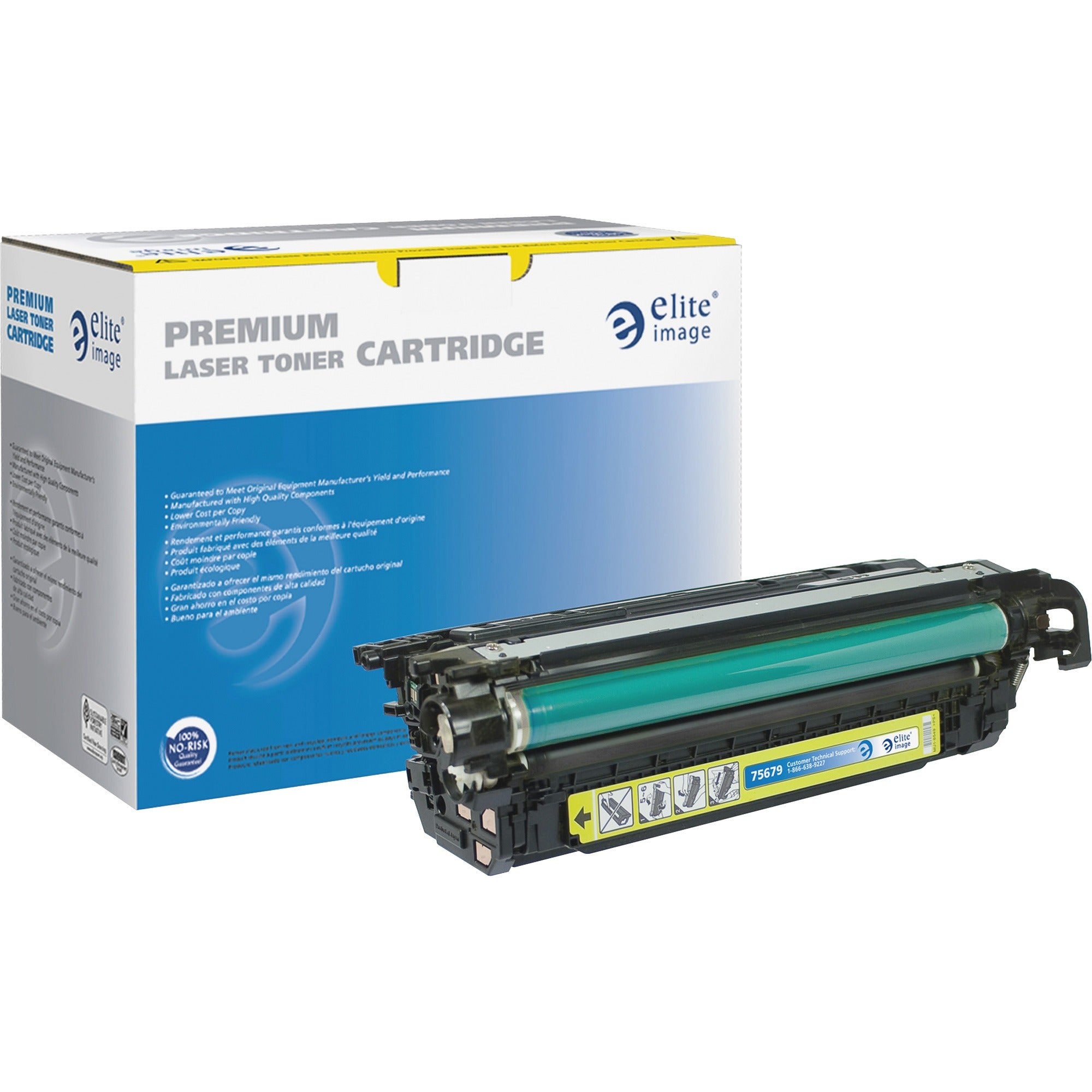Elite Image Remanufactured Toner Cartridge - Alternative for HP 648A (CE262A) - Laser - 11000 Pages - Yellow - 1 Each - 1