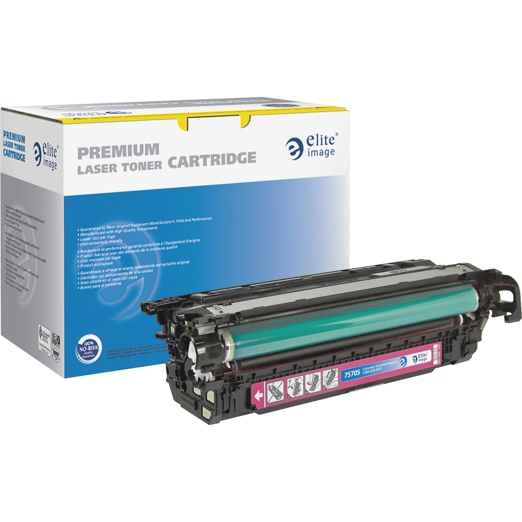 Elite Image Remanufactured Toner Cartridge - Alternative for HP 648A (CE263A) - Laser - 11000 Pages - Magenta - 1 Each - 1