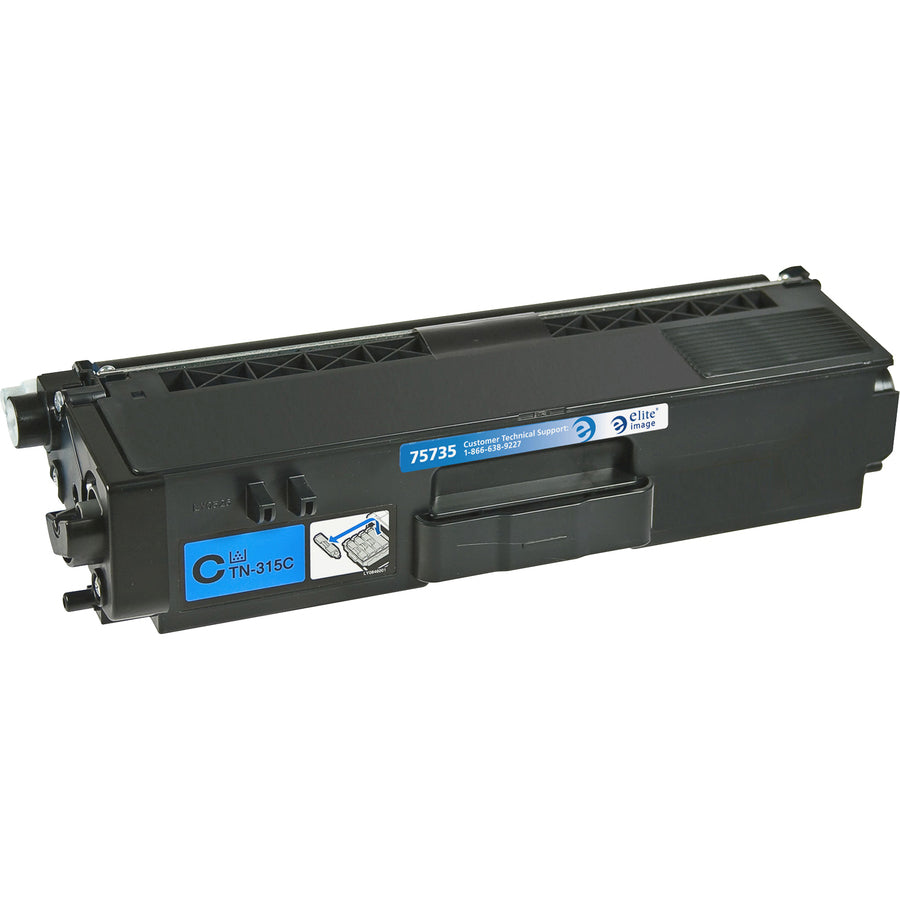 Elite Image Remanufactured High Yield Laser Toner Cartridge - Alternative for Brother TN315 - Cyan - 1 Each - 3500 Pages - 3