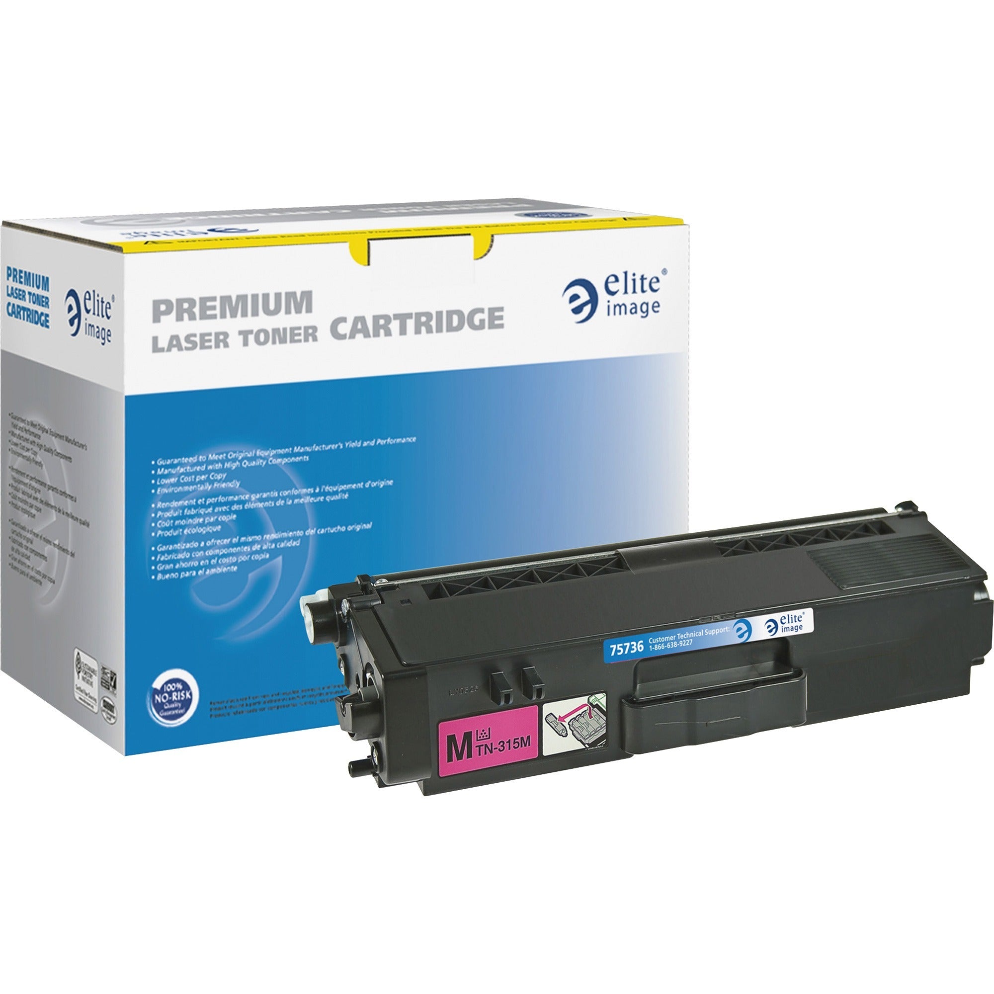 Elite Image Remanufactured High Yield Laser Toner Cartridge - Alternative for Brother TN315 - Magenta - 1 Each - 3500 Pages