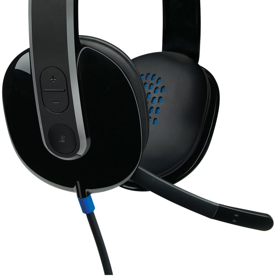 H540 Binaural Over The Head Corded Headset, Black