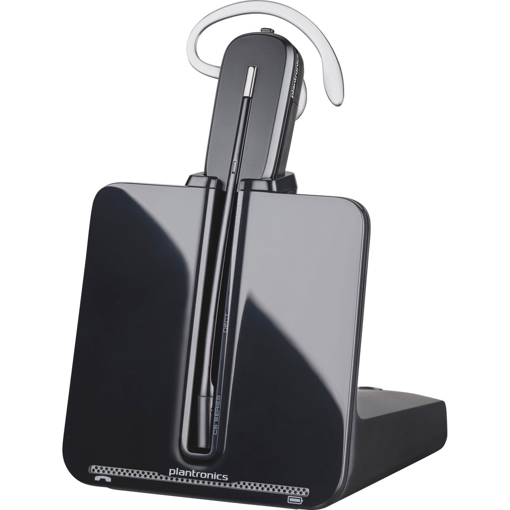 Plantronics CS540 DECT with Lifter Headset System - Mono - Wireless - DECT - 350 ft68 kHz - Over-the-ear - Monaural - Open - Noise Cancelling, Noise Reduction Microphone - Black - 
