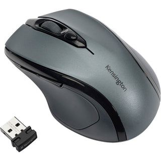 Pro Fit Mid-Size Wireless Mouse, 2.4 GHz Frequency/30 ft Wireless Range, Right Hand Use, Gray