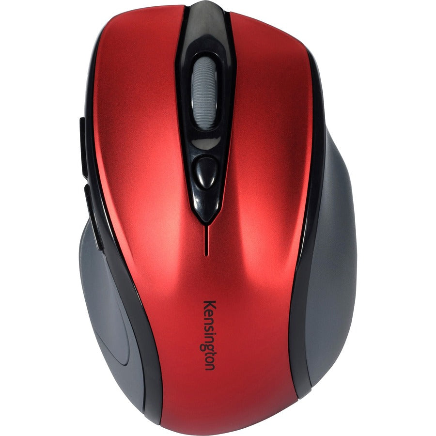 Pro Fit Mid-Size Wireless Mouse, 2.4 GHz Frequency/30 ft Wireless Range, Right Hand Use, Ruby Red