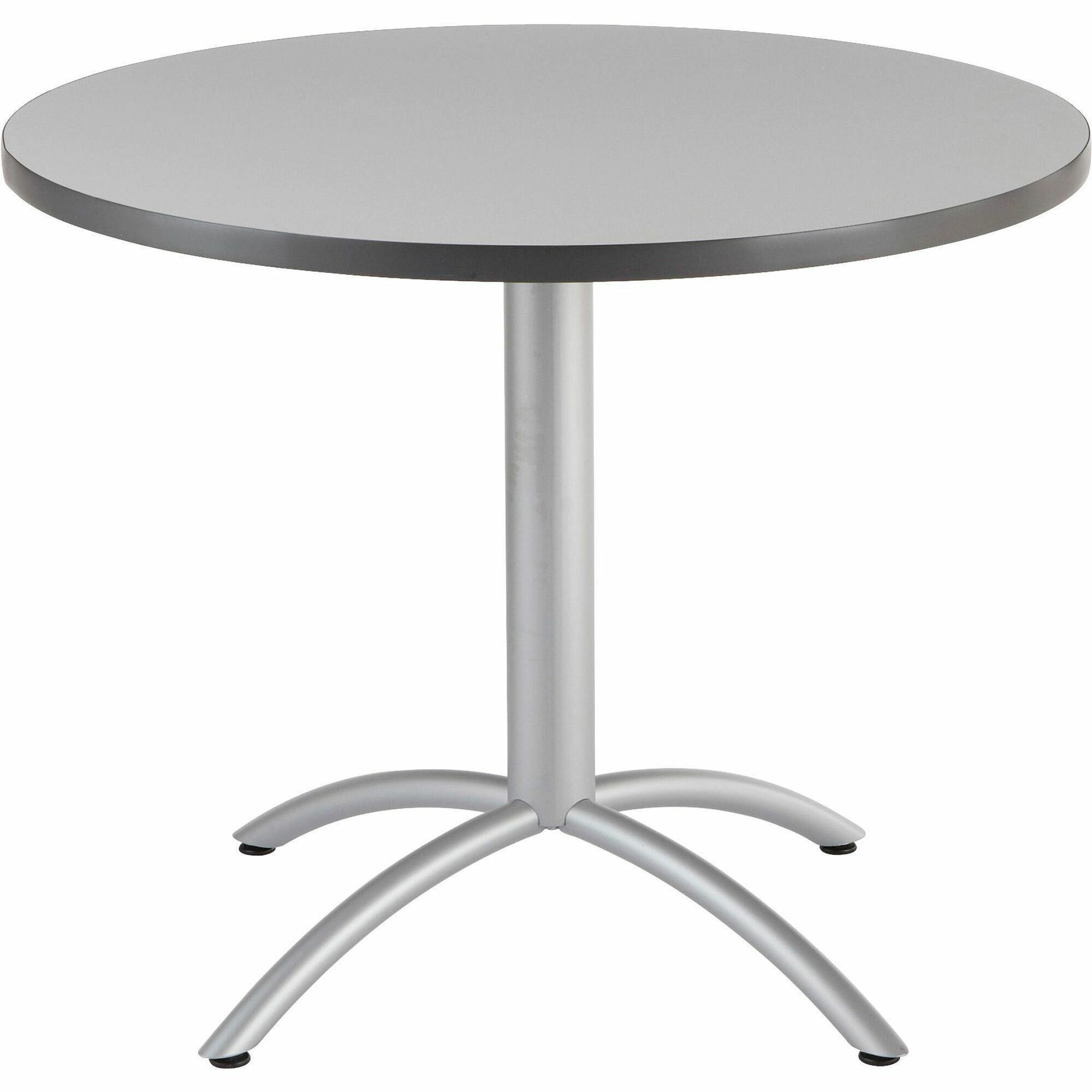 IndestrucTable Classic Adjustable-Height Folding Table, Rectangular, 72" x 30" x 25" to 35", Charcoal