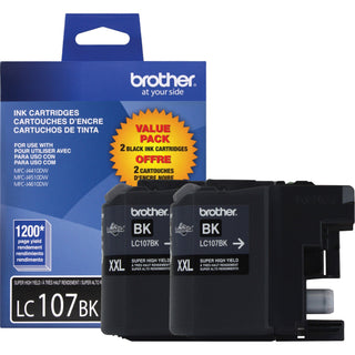 LC1072PKS Innobella Super High-Yield Ink, 1,200 Page-Yield, Black, 2/Pack