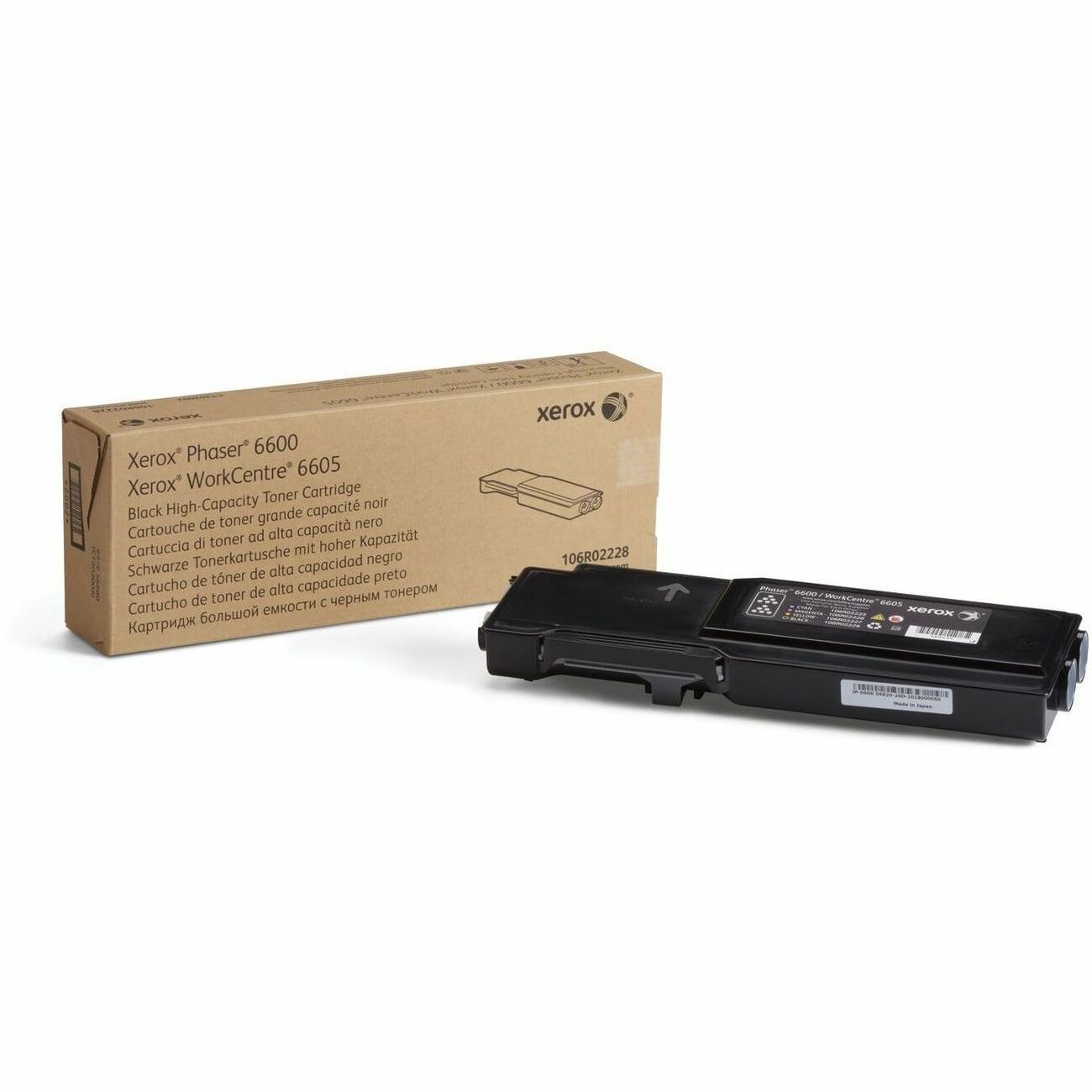 106R02228 High-Yield Toner, 8,000 Page-Yield, Black