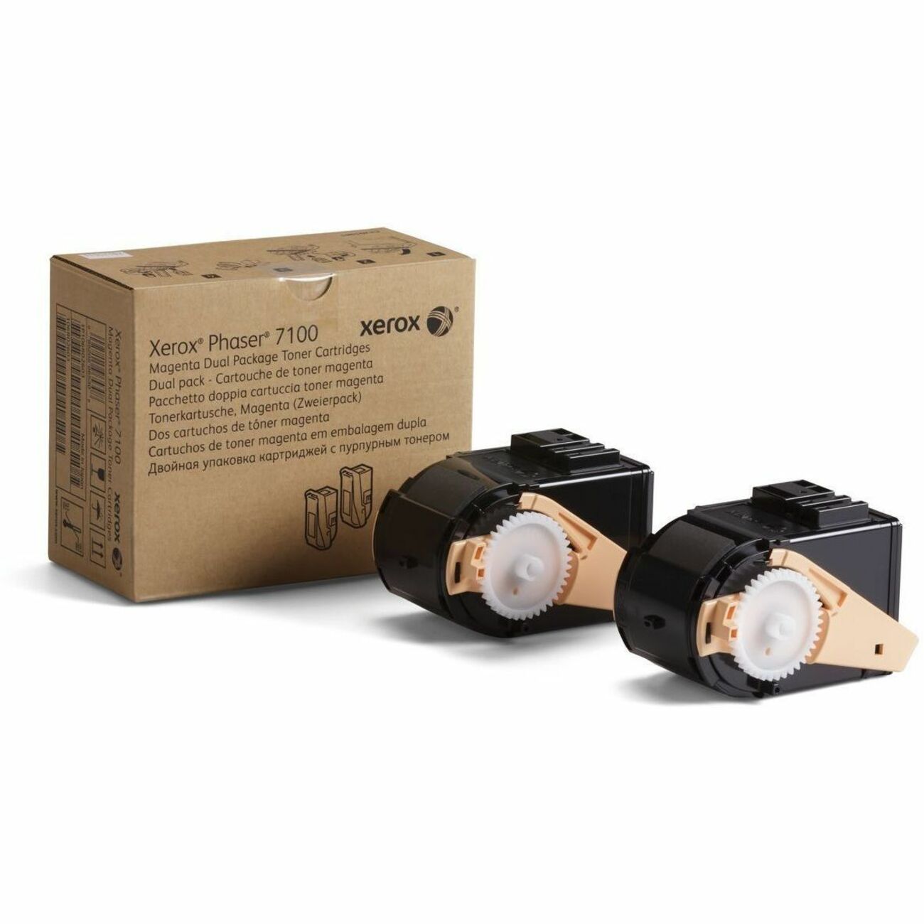 106R02603 Toner, 9,000 Page-Yield, Magenta, 2/Pack