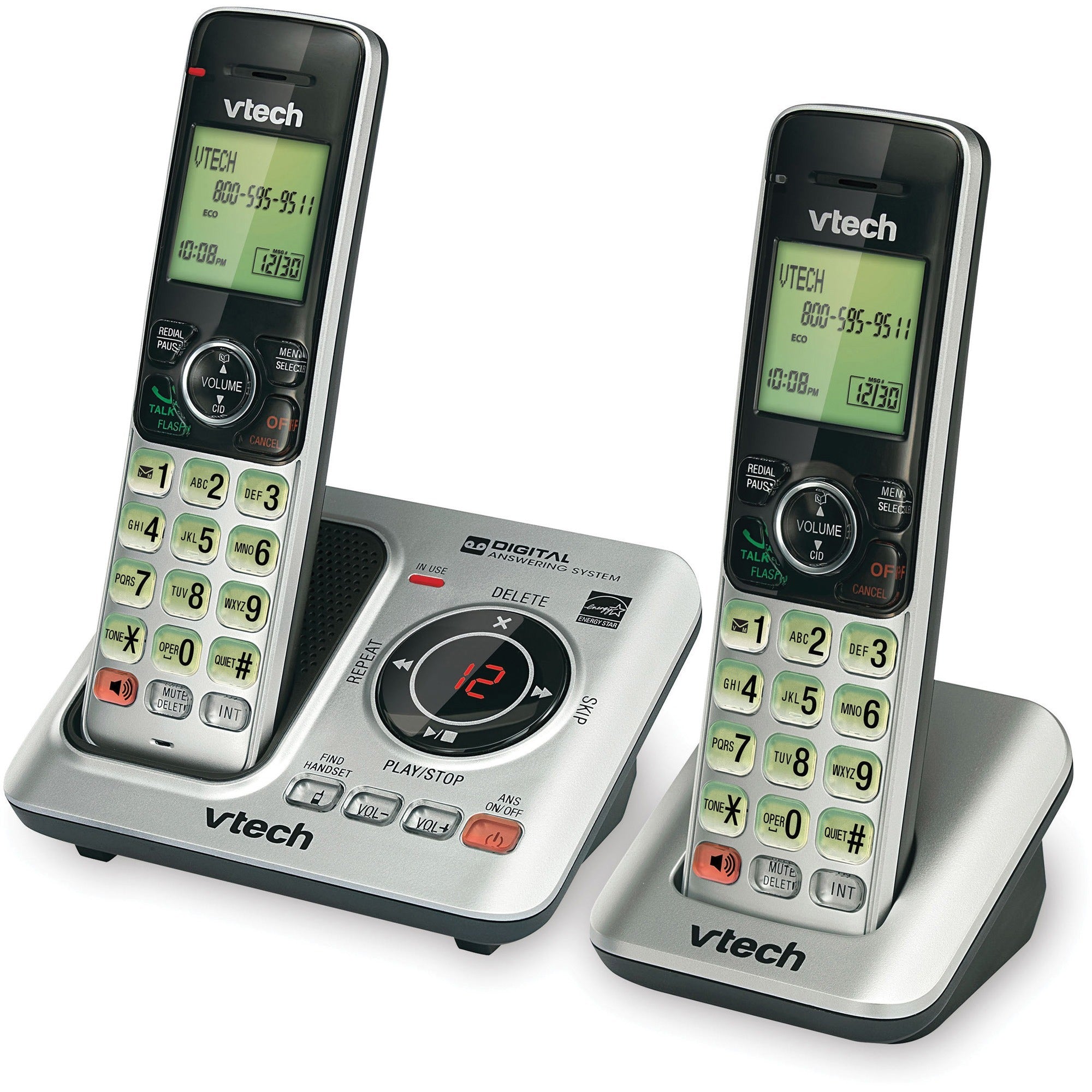 vtech-cs6629-2-dect-60-190-ghz-cordless-phone-cordless-1-x-phone-line-2-x-handset-speakerphone-answering-machine-hearing-aid-compatible-backlight_vtecs66292 - 3