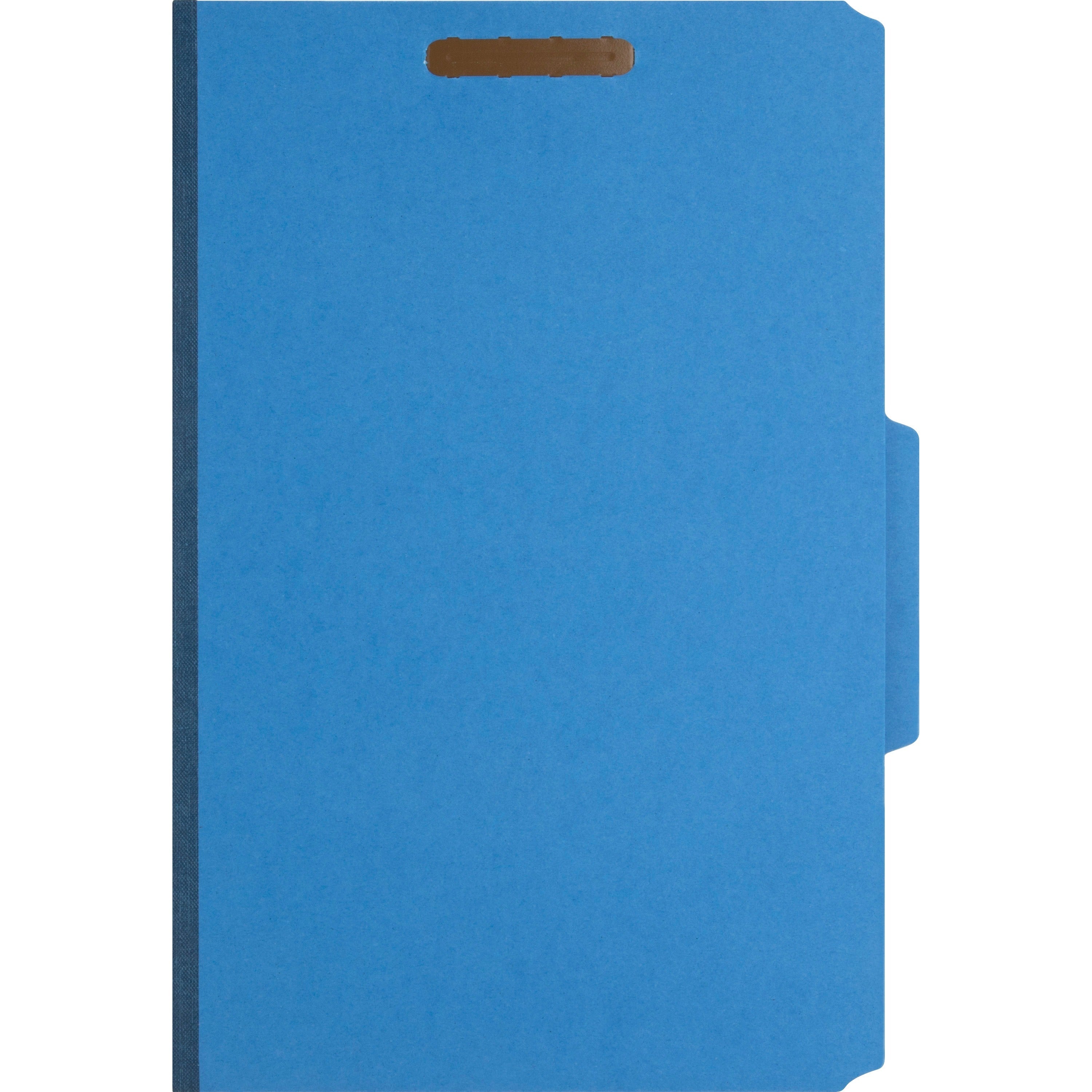 Nature Saver 2/5 Tab Cut Legal Recycled Classification Folder - 