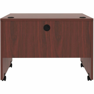 Lorell Essentials Computer Workstation - 29.50" Height x 41.38" Width x 23.63" Depth - Mahogany - 1 Each