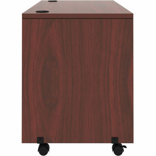 Lorell Essentials Computer Workstation - 29.50" Height x 41.38" Width x 23.63" Depth - Mahogany - 1 Each