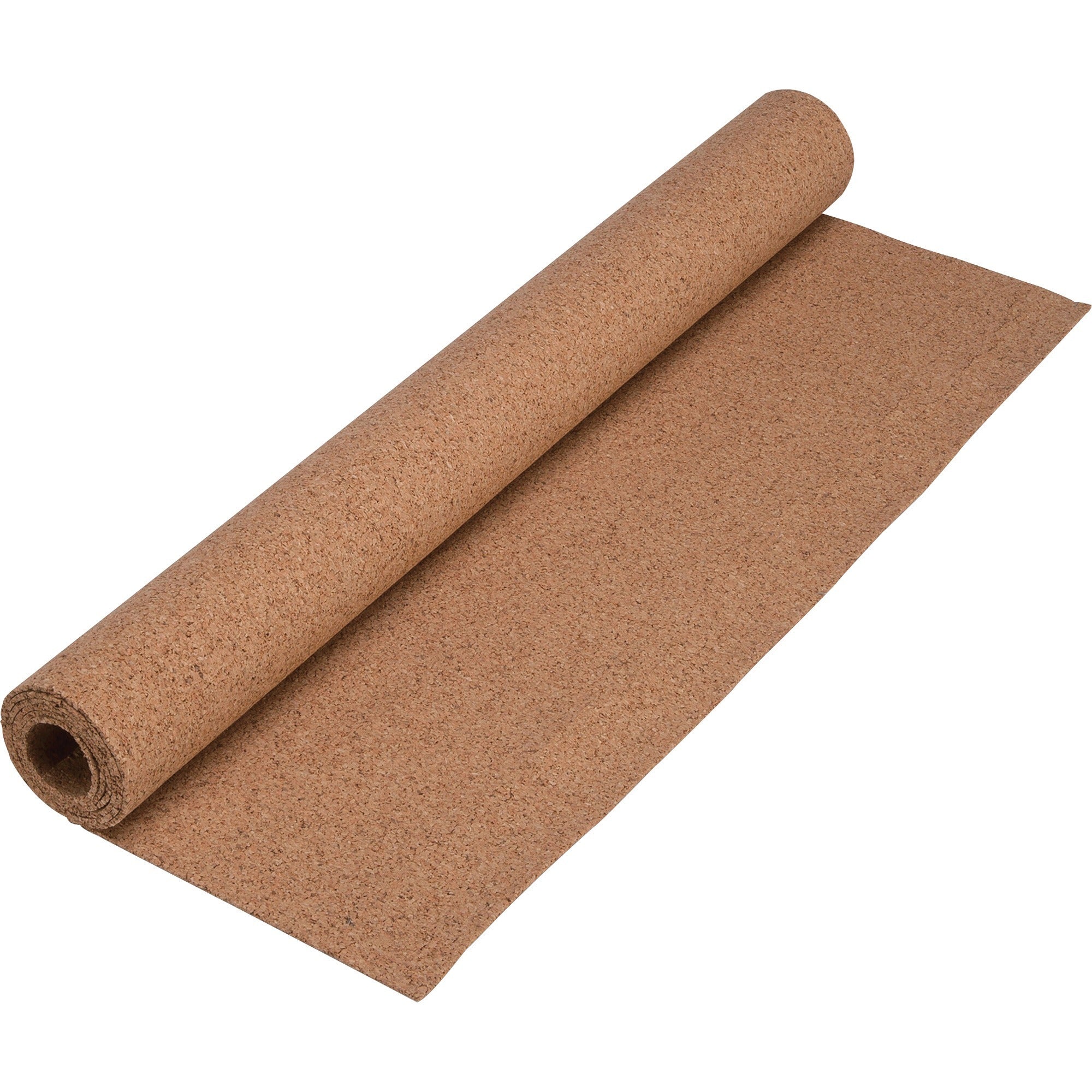 Lorell Natural Cork Roll - 48" Height x 24" Width - Brown Cork Surface - 1 Each - 