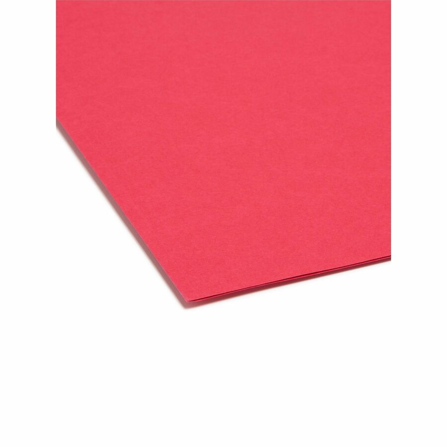 SuperTab Colored File Folders, 1/3-Cut Tabs: Assorted, Legal Size, 0.75" Expansion, 14-pt Stock, Assorted Colors, 50/Box