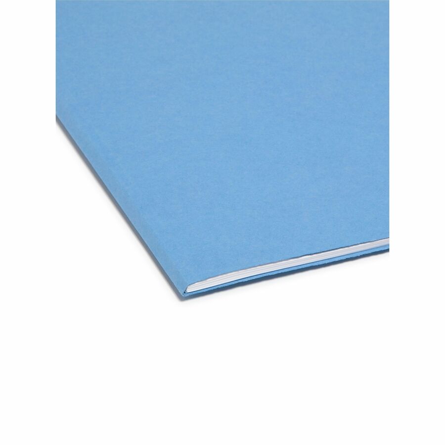 SuperTab Colored File Folders, 1/3-Cut Tabs: Assorted, Letter Size, 0.75" Expansion, 14-pt Stock, Assorted Colors, 50/Box
