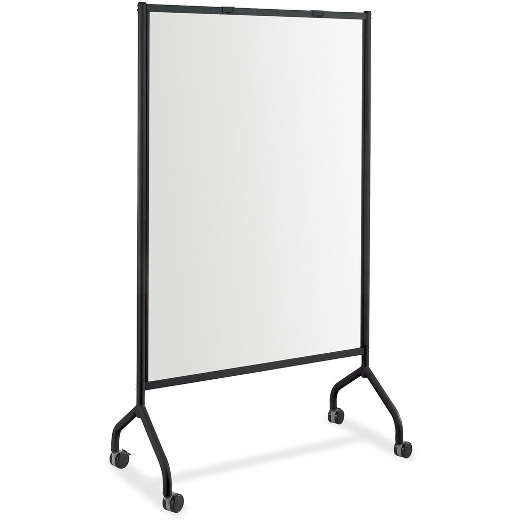 Impromptu Magnetic Whiteboard Collaboration Screen, 42w x 21.5d x 72h, Black/White