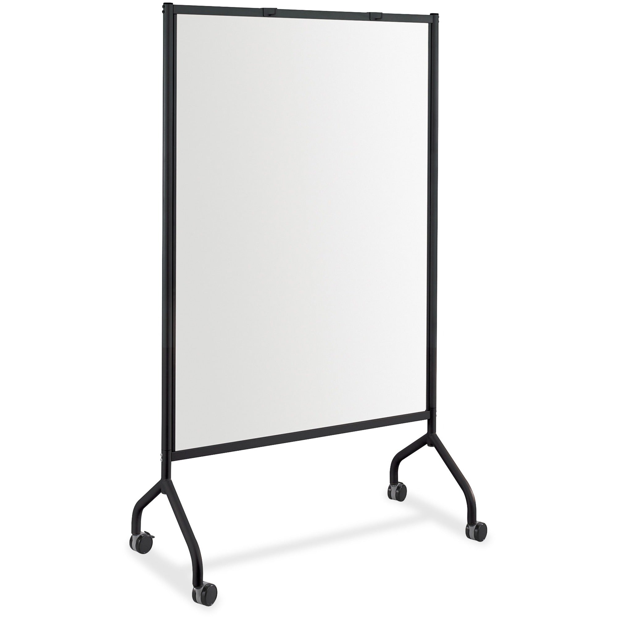 Impromptu Magnetic Whiteboard Collaboration Screen, 42w x 21.5d x 72h, Black/White