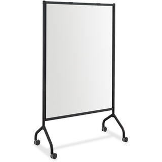 Impromptu Magnetic Whiteboard Collaboration Screen, 42w x 21.5d x 72h, Black/White