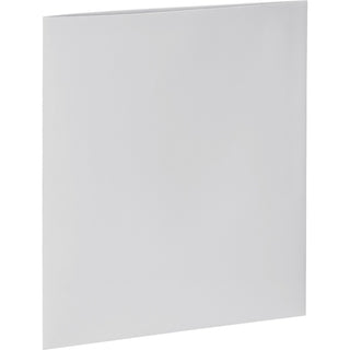 Business Source Letter Pocket Folder - 8 1/2" x 11" - 100 Sheet Capacity - 2 Internal Pocket(s) - White - 25 / Box