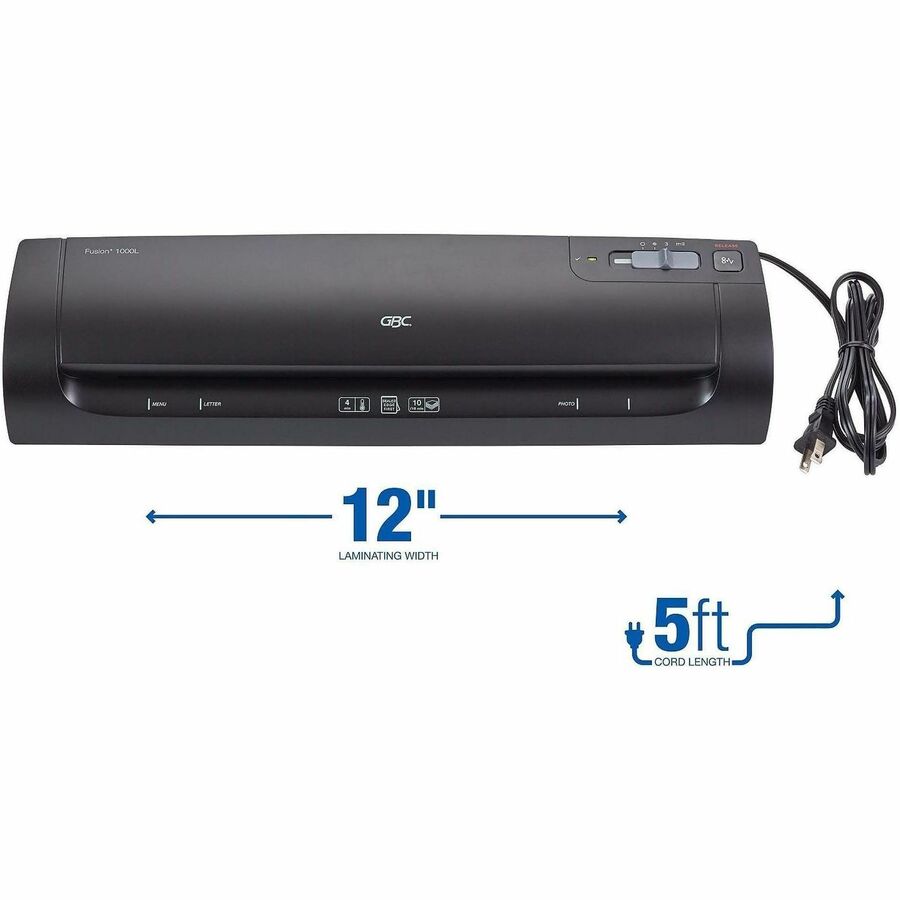 Fusion 1000L Laminator, 12" Max Document Width, 5 mil Max Document Thickness