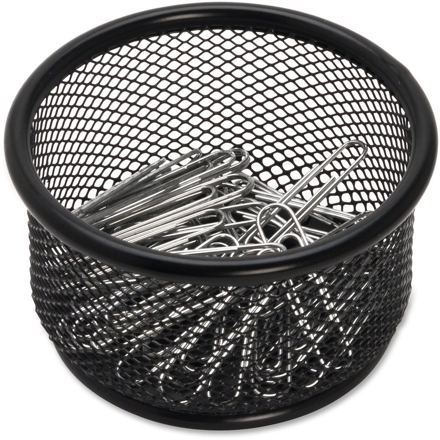 lorell-mesh-wire-pencil-cup-holder-38-x-21-x-steel-1-each-black_llr84150 - 8