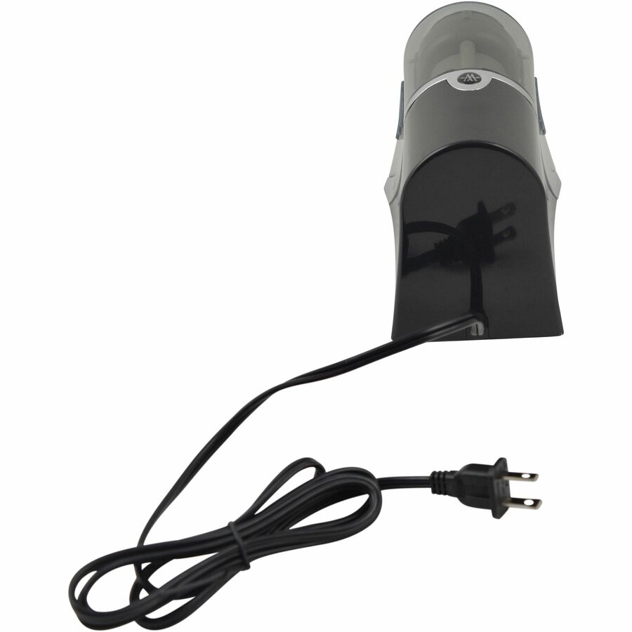 iPoint Evolution Axis Pencil Sharpener, AC-Powered, 5 x 7.5 x 7.25, Black/Silver