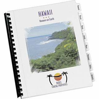 Customizable Print-On Dividers, Unpunched, 8-Tab, 11 x 8.5, White, 5 Sets