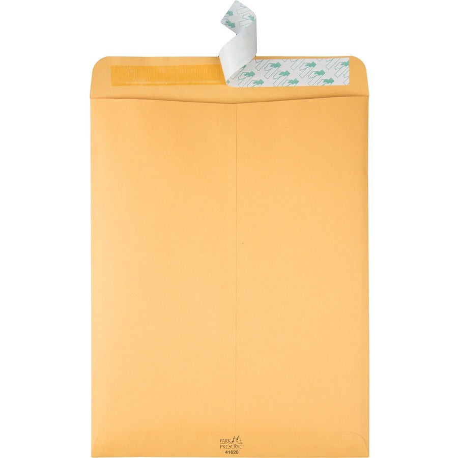 High Bulk Redi-Strip Catalog Envelope, #13 1/2, Cheese Blade Flap, Redi-Strip Adhesive Closure, 10 x 13, Brown Kraft, 250/CT