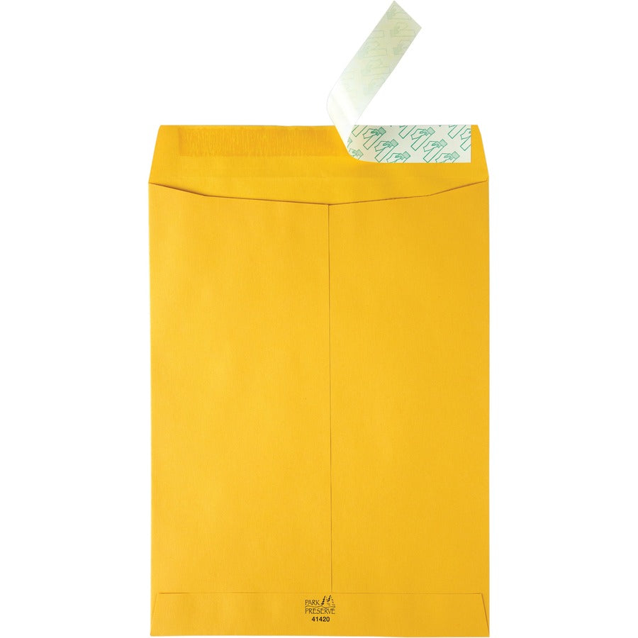 High Bulk Redi-Strip Catalog Envelope, #10 1/2, Cheese Blade Flap, Redi-Strip Adhesive Closure, 9 x 12, Brown Kraft, 250/CT