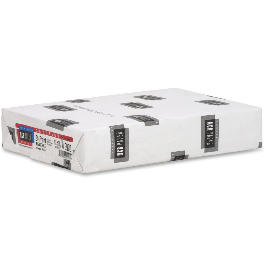 NCR Paper Superior 3-part Reverse Carbonless Paper - Multi - 92 Brightness - Letter - 8 1/2" x 11" - 20 lb Basis Weight - 500 / Pack - Heavyweight - Pink, Canary, White