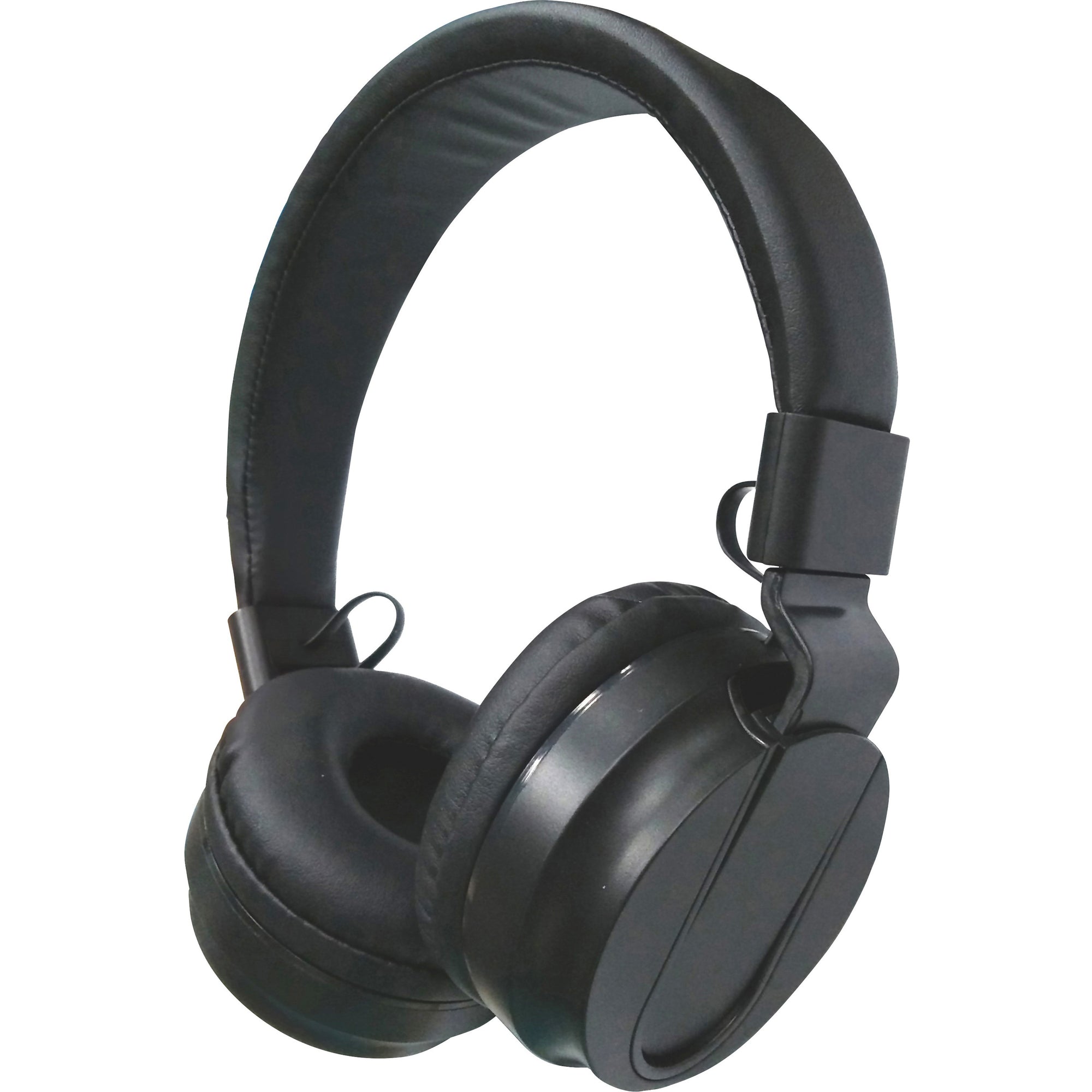 Compucessory Deluxe Stereo Headphones - Stereo - Black - Mini-phone (3.5mm) - Wired - 32 Ohm - 20 Hz 20 kHz - Over-the-head - Binaural - Circumaural - 5.92 ft Cable - 1 - 