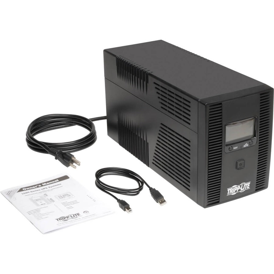 Tripp Lite by Eaton UPS OmniSmart 1500VA 810W 120V Line-Interactive UPS - 10 Outlets AVR USB LCD Tower - 1500 VA/810 W - 120 V ACTower - 10 x NEMA 5-15R