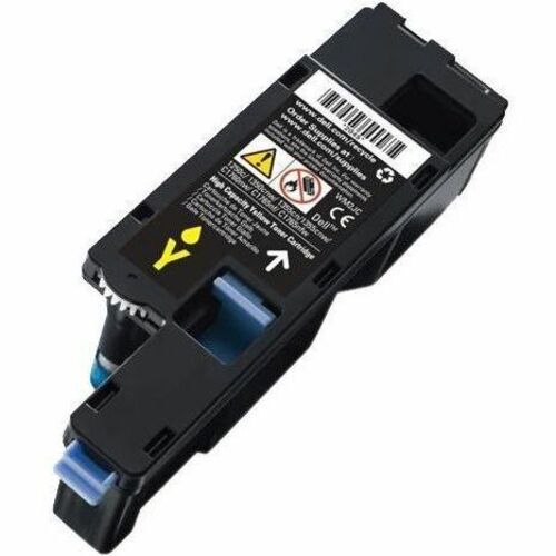 Dell Original Laser Toner Cartridge - Yellow - 1 Each - 1400 Pages
