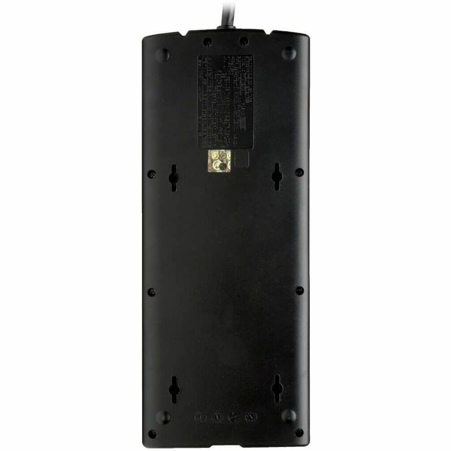 Protect It! Surge Protector, 12 AC Outlets, 8 ft Cord, 2,880 J, Black