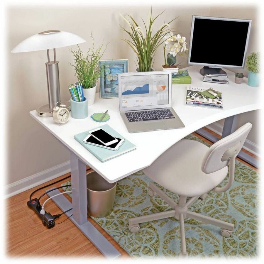 Protect It! Surge Protector, 7 AC Outlets, 7 ft Cord, 2,160 J, Black